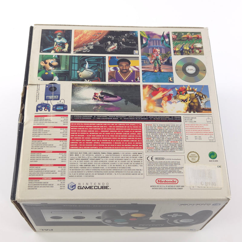 Nintendo Gamecube Konsole : Schwarz / Black in OVP - Inhalt nahezu neuwertig
