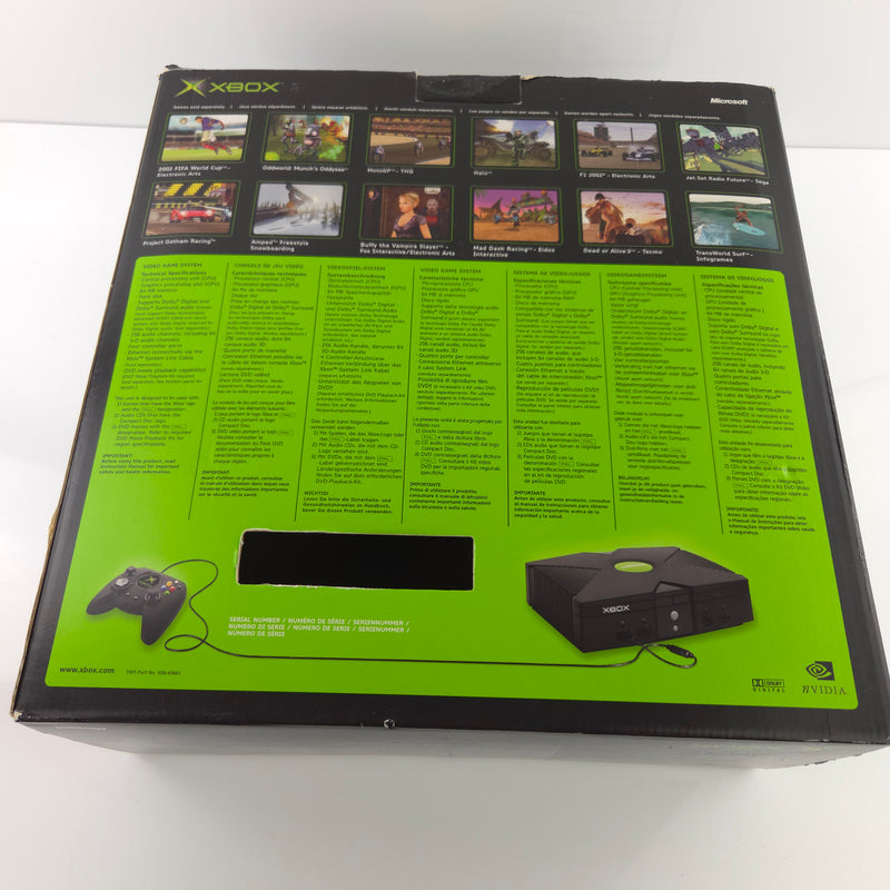 Microsoft Xbox Classic Konsole in OVP - PAL Video Game System / Defekt