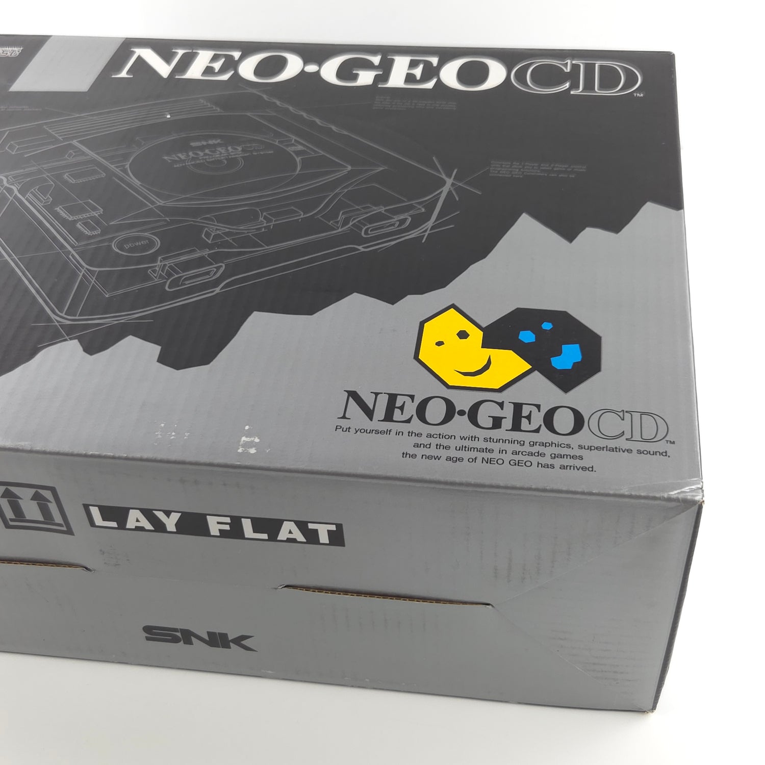 NEO GEO CD Konsole Frontloader in OVP PAL Konsole JP Import OVP Console