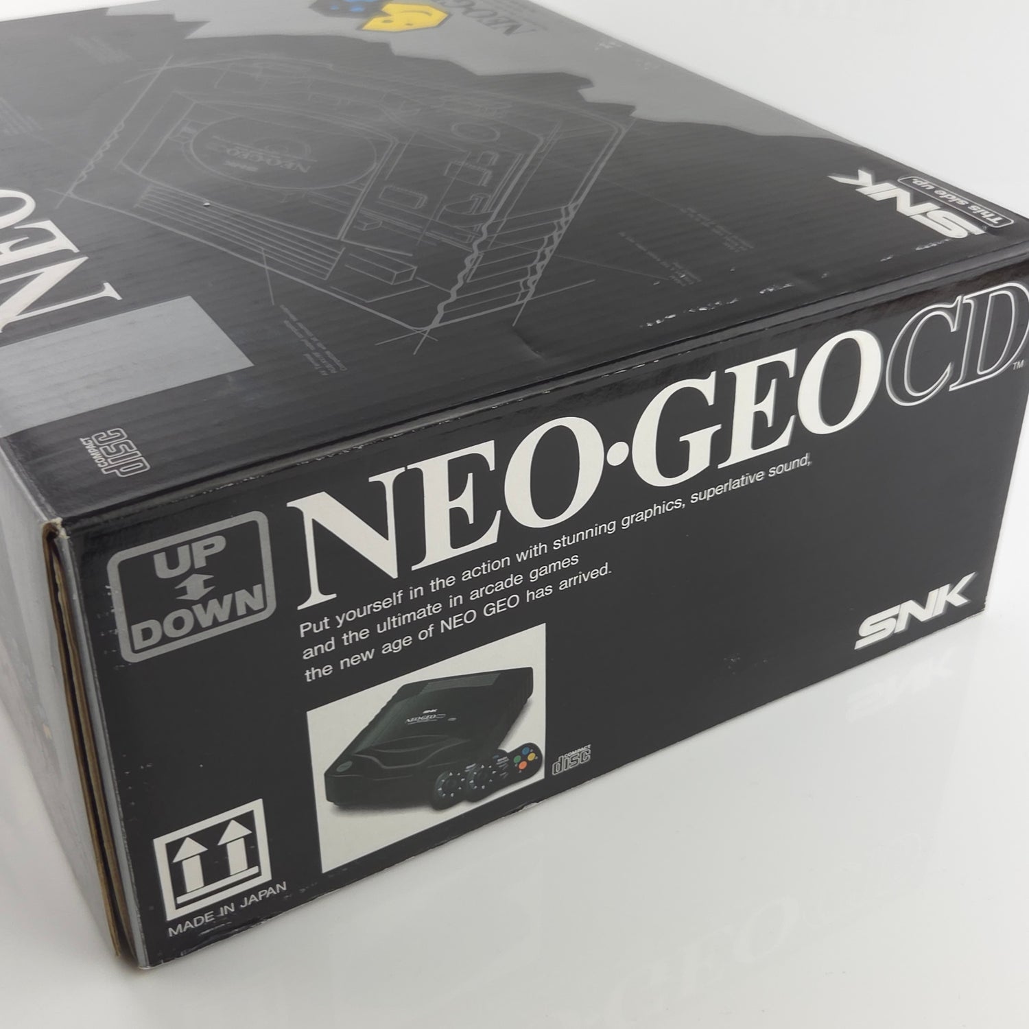 NEO GEO CD Konsole Frontloader in OVP PAL Konsole JP Import OVP Console