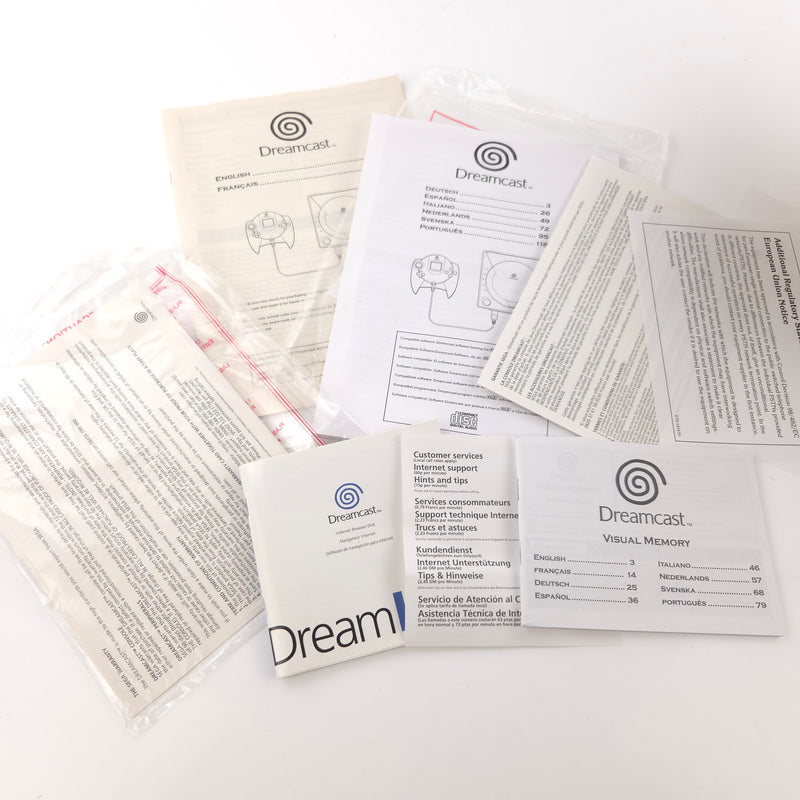 Sega Dreamcast Konsole in OVP und Zubehör - DC Console PAL