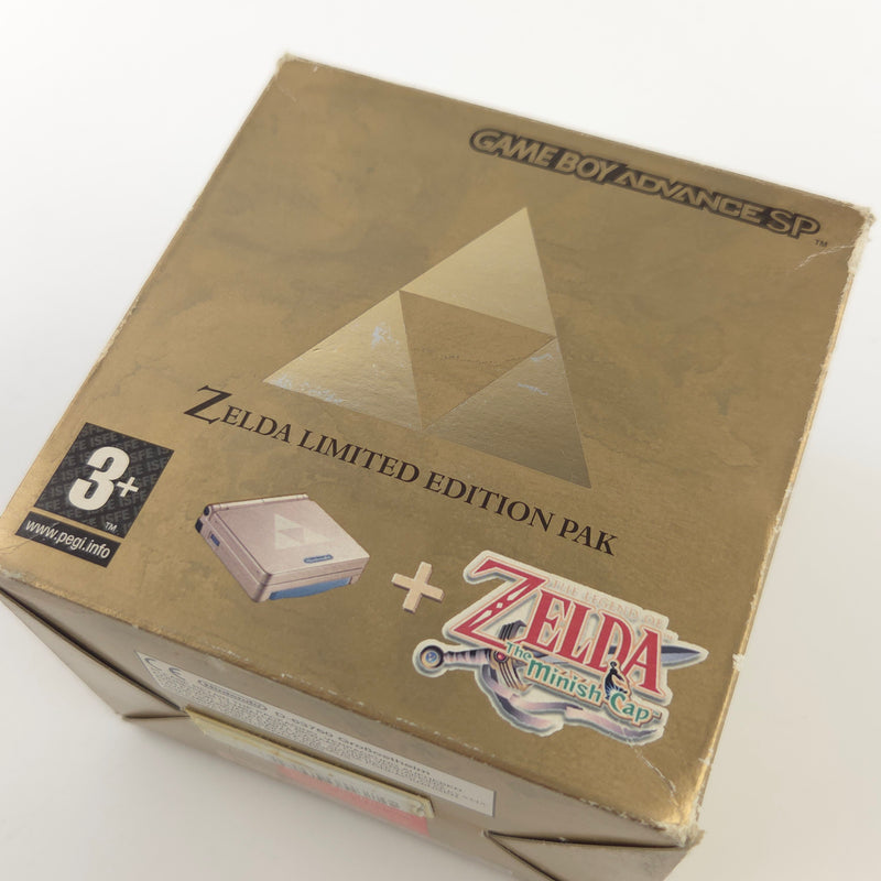 Nintendo Game Boy Advance SP Konsole : Zelda Limited Edition Pak Minish Cap OVP