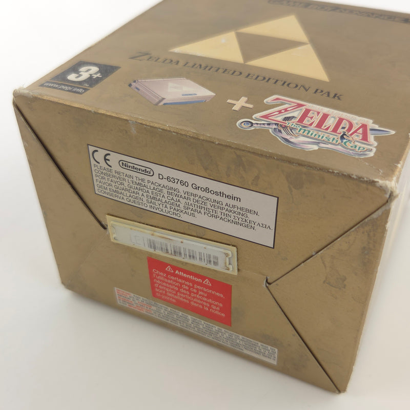 Nintendo Game Boy Advance SP Konsole : Zelda Limited Edition Pak Minish Cap OVP