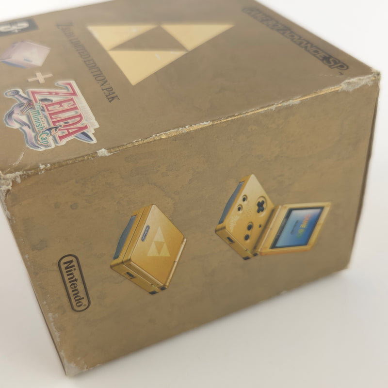 Nintendo Game Boy Advance SP Konsole : Zelda Limited Edition Pak Minish Cap OVP