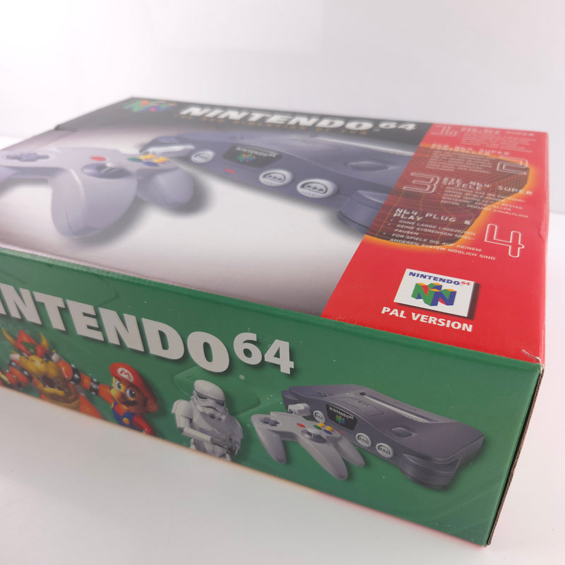 Nintendo 64 Konsole : The New Dimension of Fun - N64 Console OVP PAL + Expansion