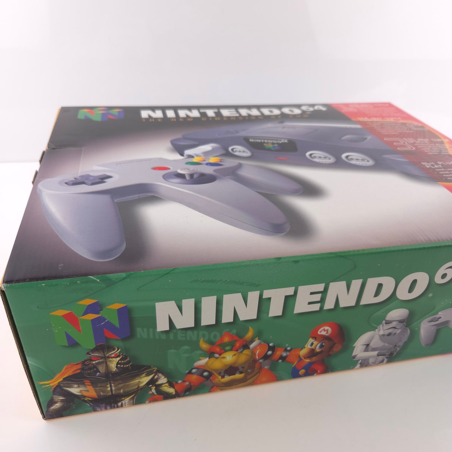 Nintendo 64 Konsole : The New Dimension of Fun - N64 Console OVP PAL + Expansion