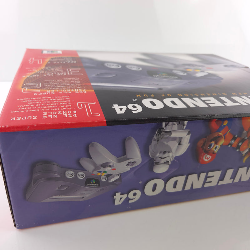 Nintendo 64 Konsole : The New Dimension of Fun - N64 Console OVP PAL + Expansion