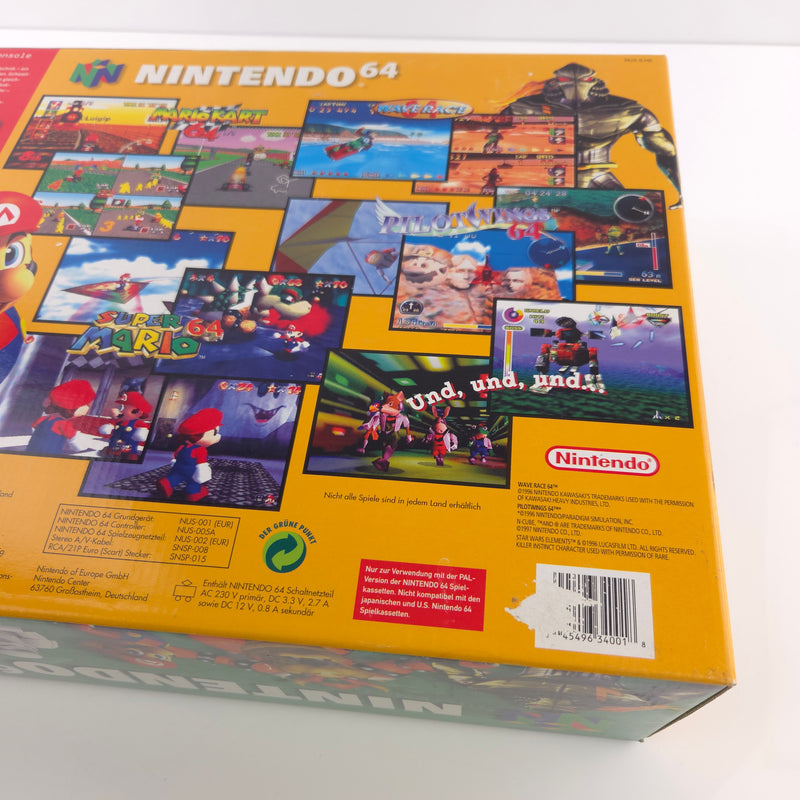 Nintendo 64 Konsole : The New Dimension of Fun - N64 Console OVP PAL + Expansion