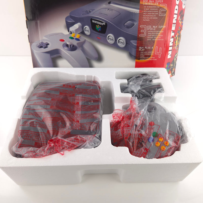 Nintendo 64 Konsole : The New Dimension of Fun - N64 Console OVP PAL + Expansion