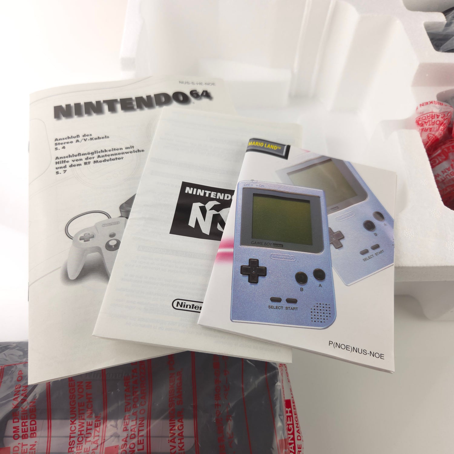 Nintendo 64 Konsole : The New Dimension of Fun - N64 Console OVP PAL + Expansion