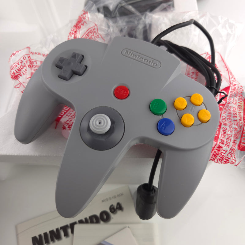 Nintendo 64 Konsole : The New Dimension of Fun - N64 Console OVP PAL + Expansion