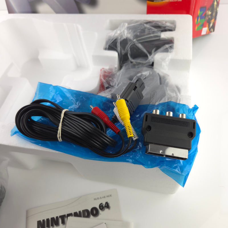 Nintendo 64 Konsole : The New Dimension of Fun - N64 Console OVP PAL + Expansion