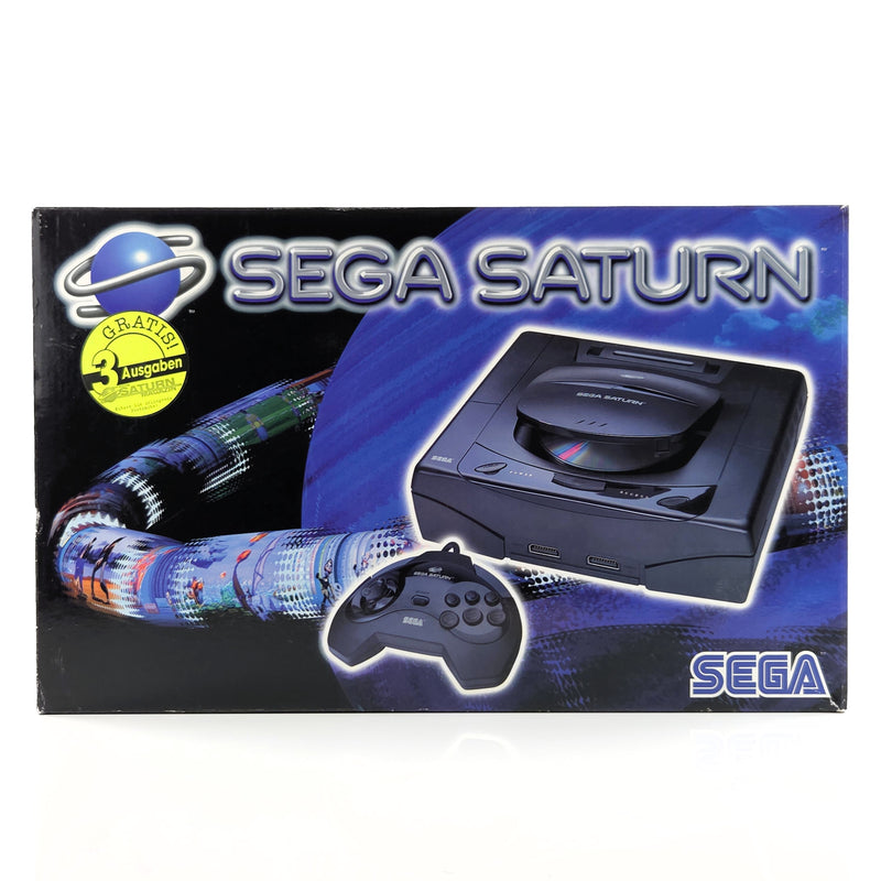 Sega Saturn Base Set Konsole in OVP - hervorragender Zustand / PAL Console boxed