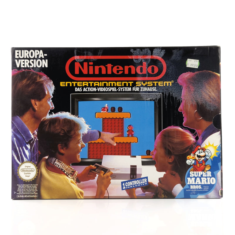 Nintendo NES Konsole Super Mario Bros Pak Bundle - Ohne Spiel / OVP Console PAL