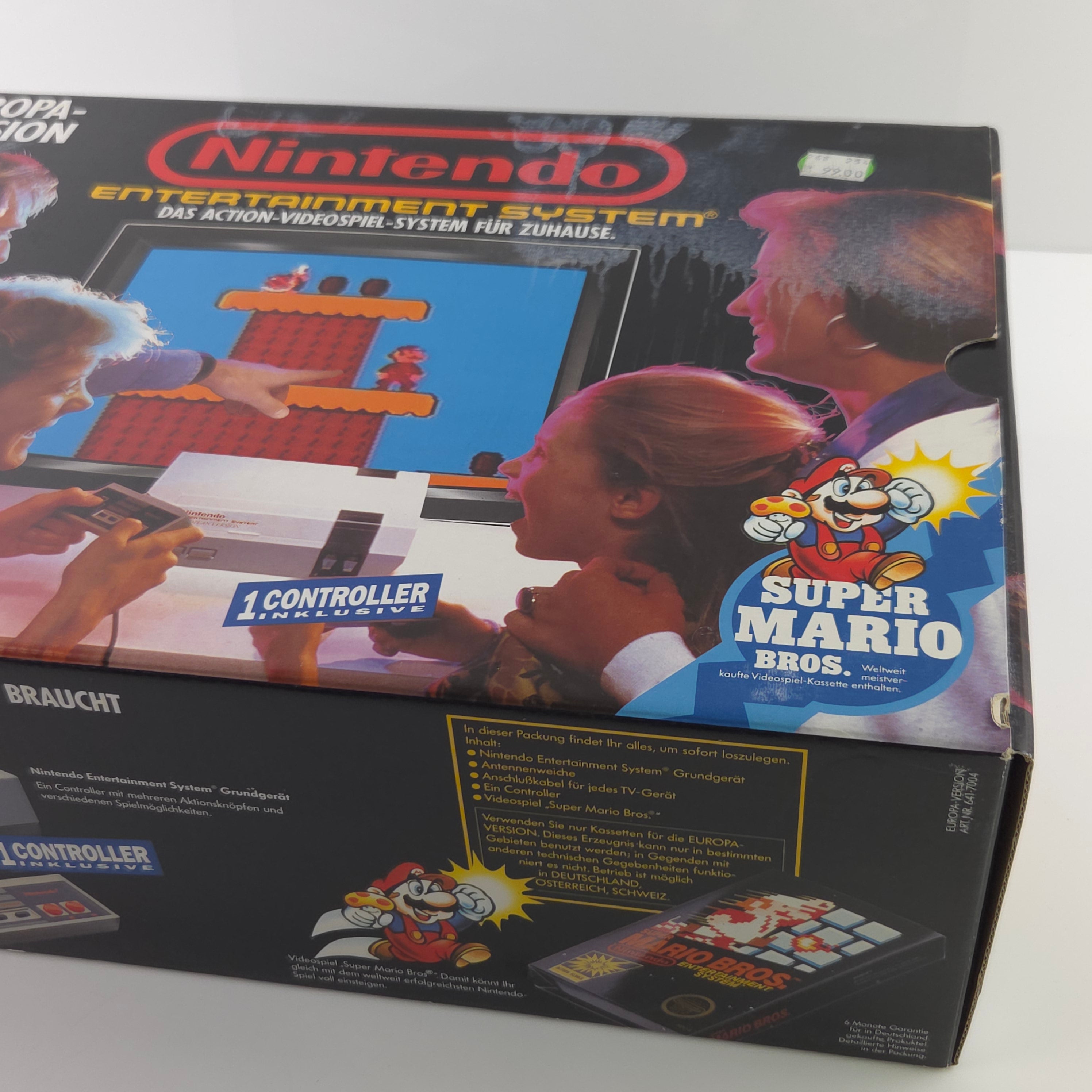 Nintendo NES Konsole Super Mario Bros Pak Bundle - Ohne Spiel / OVP Console PAL