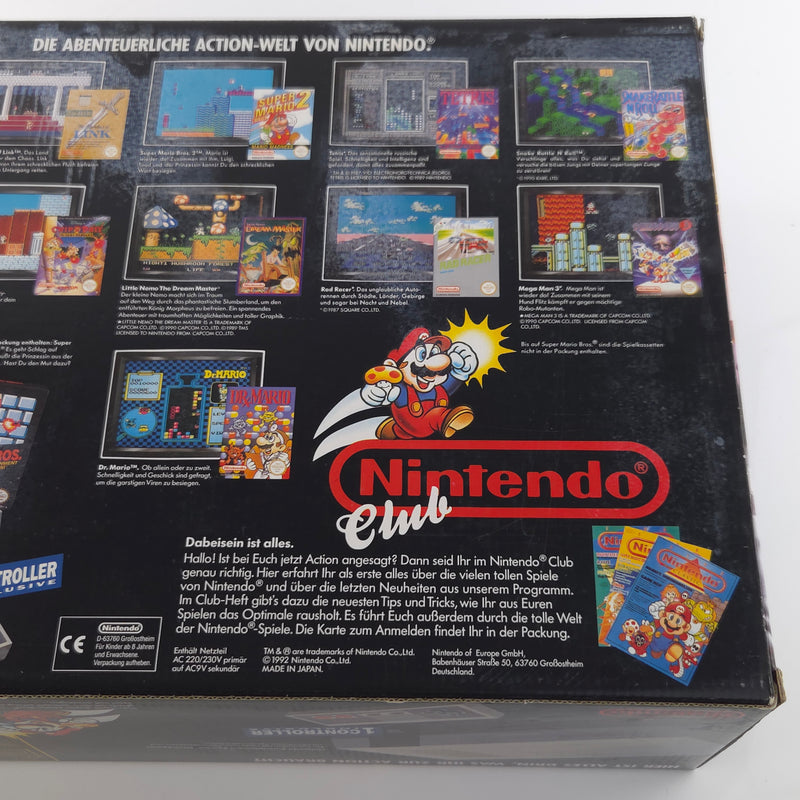 Nintendo NES Konsole Super Mario Bros Pak Bundle - Ohne Spiel / OVP Console PAL