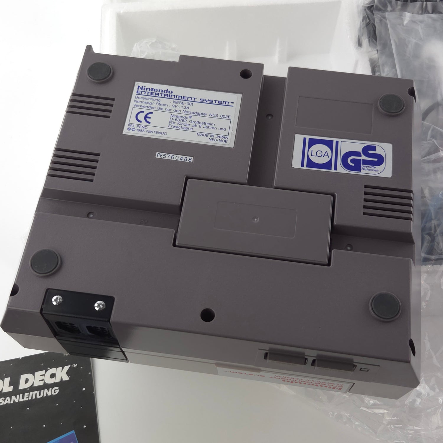 Nintendo NES Konsole Super Mario Bros Pak Bundle - Ohne Spiel / OVP Console PAL