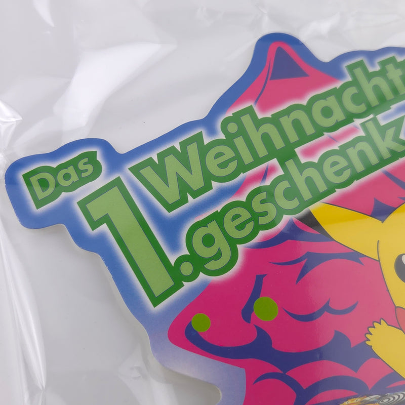 Nintendo 64 Aufsteller Reklame zu Weihnachten Pokemon Pikachu Sign 2000 Standee