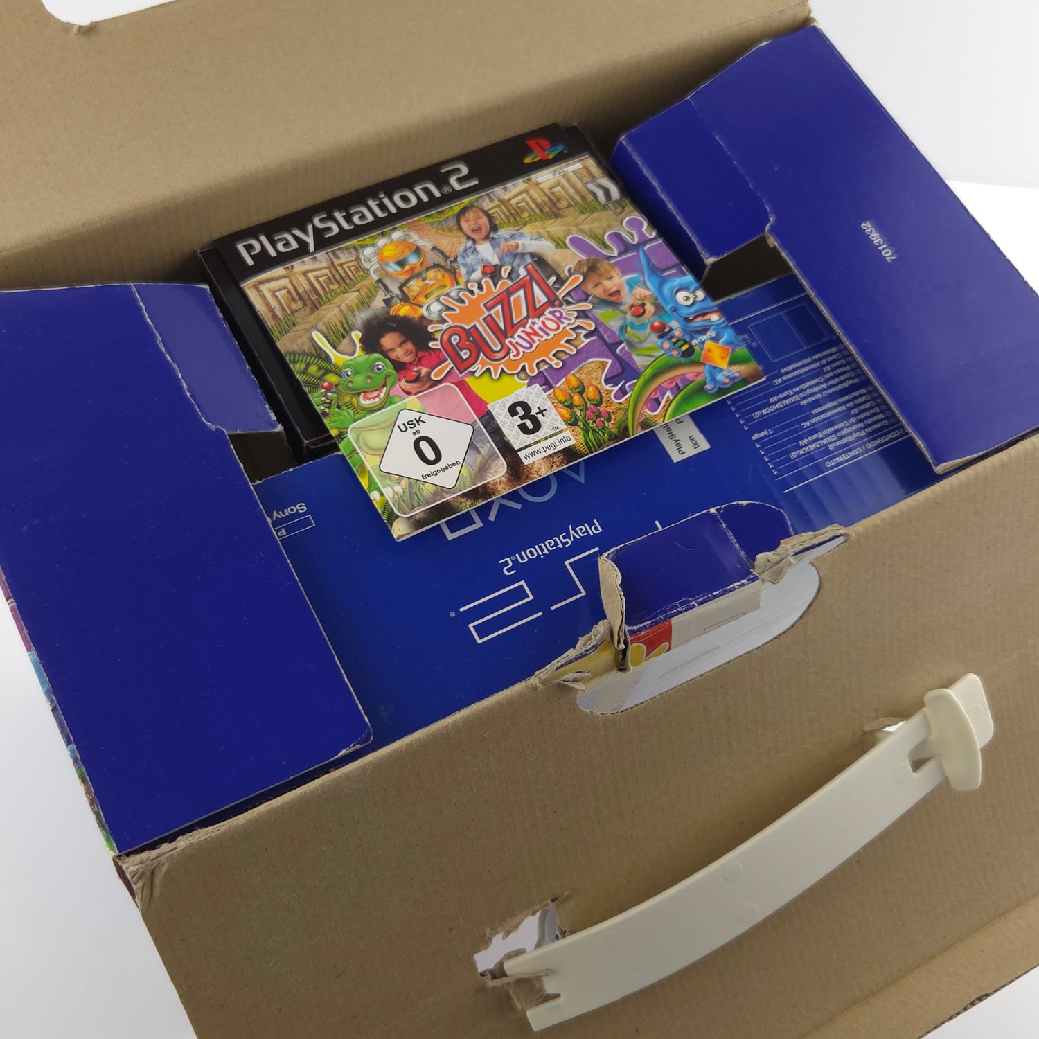 Sony Playstation 2 Konsole : Buzz Junior Quiz Bundle Pak Set - PS2 Slim OVP PAL