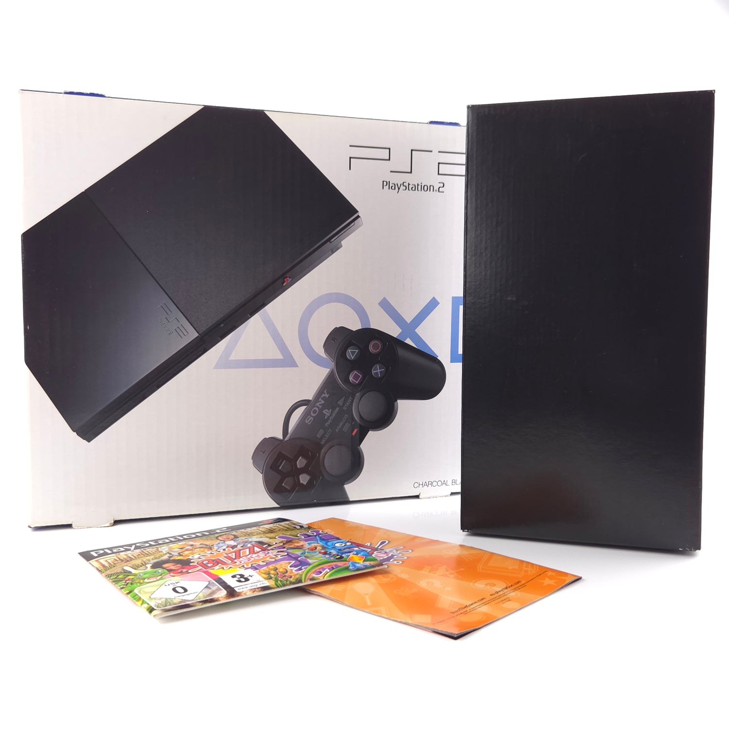 Sony Playstation 2 Konsole : Buzz Junior Quiz Bundle Pak Set - PS2 Slim OVP PAL