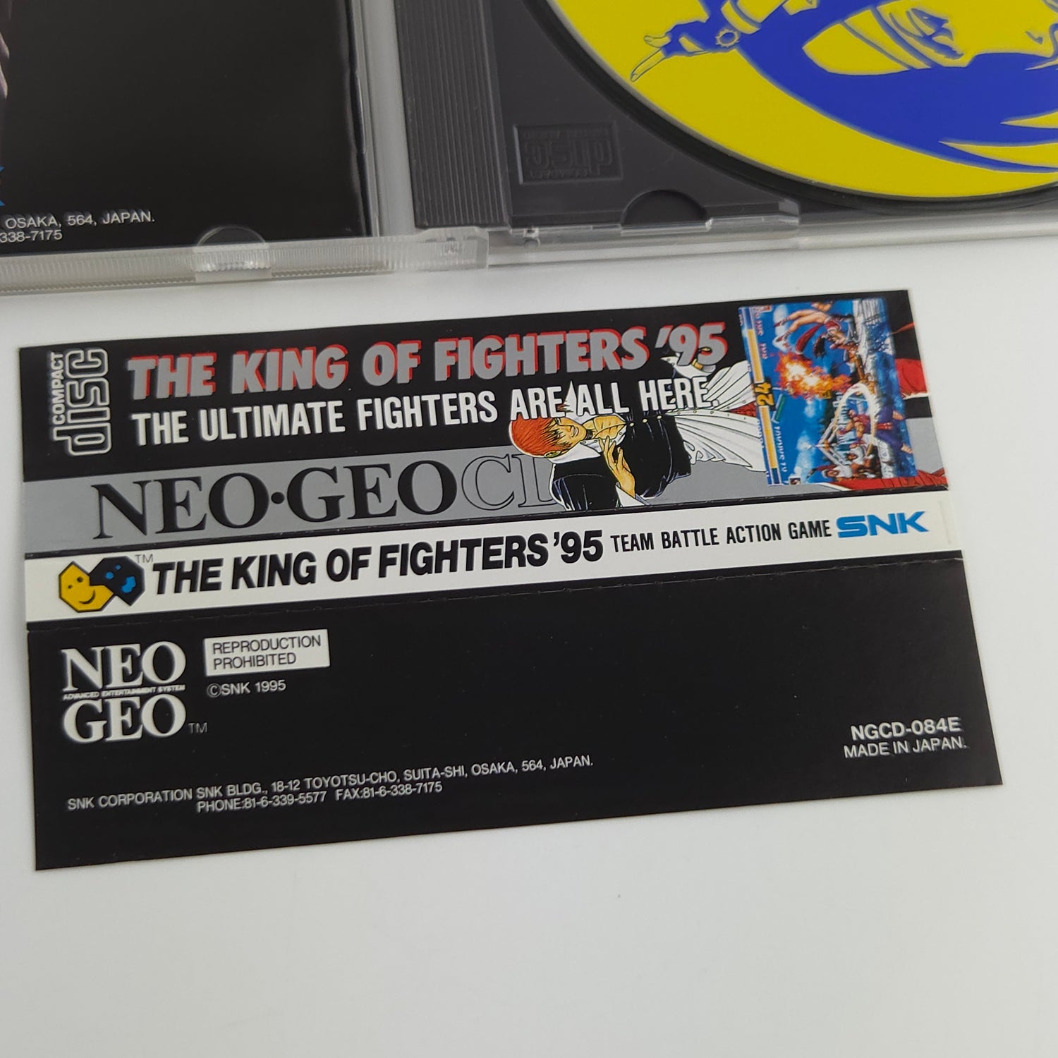 Neo-Geo CD Spiel : The King of Fighters 95 - SNK Jewel Case | USA Version OVP