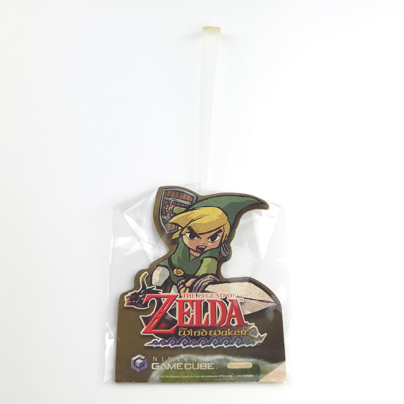Nintendo Gamecube Kiosk Hanger, kleine Pappreklame Zelda The Windwaker