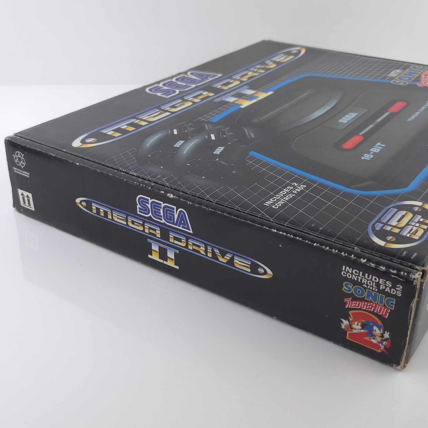 Sega Mega Drive Konsolen Bundle with Sonic The Hedgehog 2 - PAL Console OVP