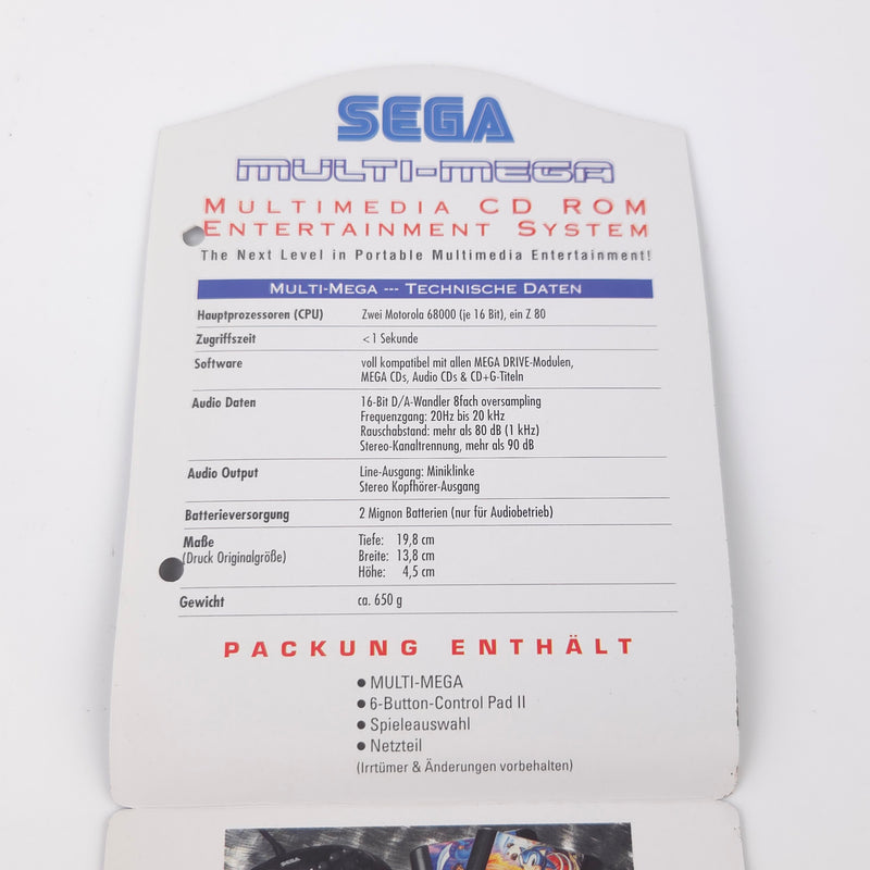SEGA Multi-Mega Konsole - Mega Drive + Mega CD Console / 1/5000 limited PAL