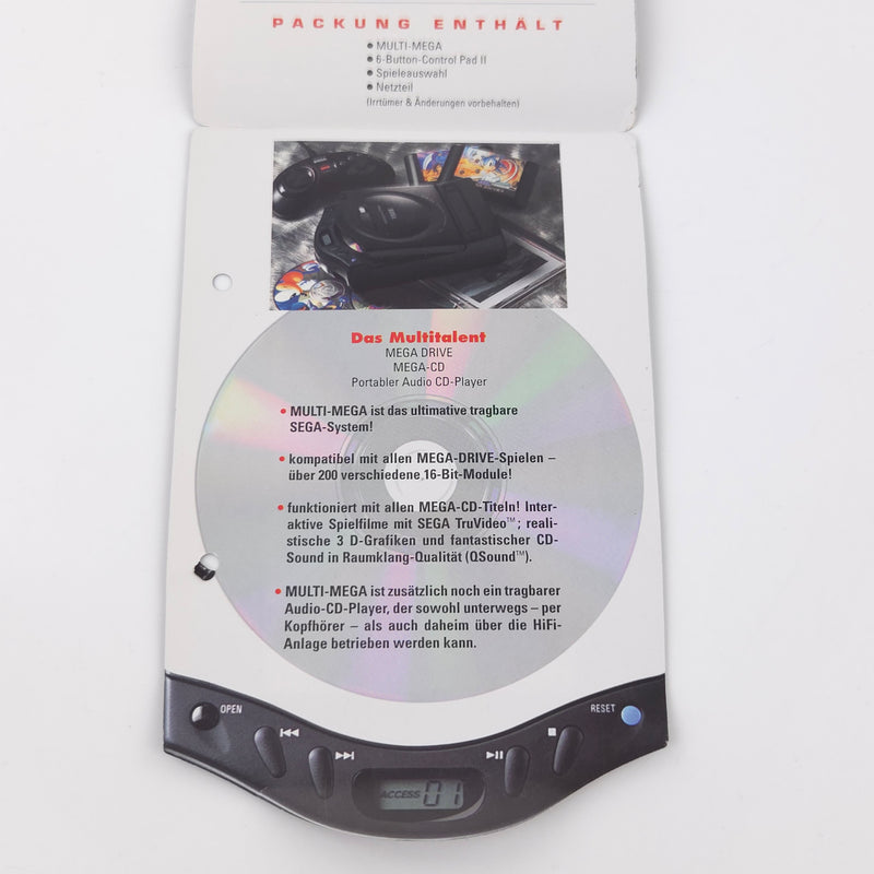SEGA Multi-Mega Konsole - Mega Drive + Mega CD Console / 1/5000 limited PAL