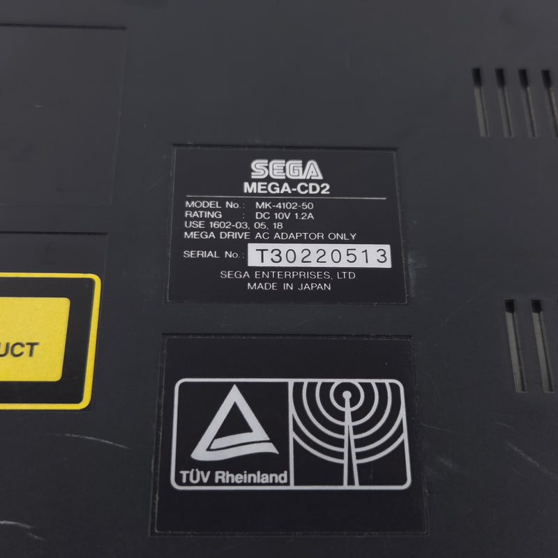 Sega Mega-CD Konsole : Mega Drive II + Mega CD Adapter / PAL Console