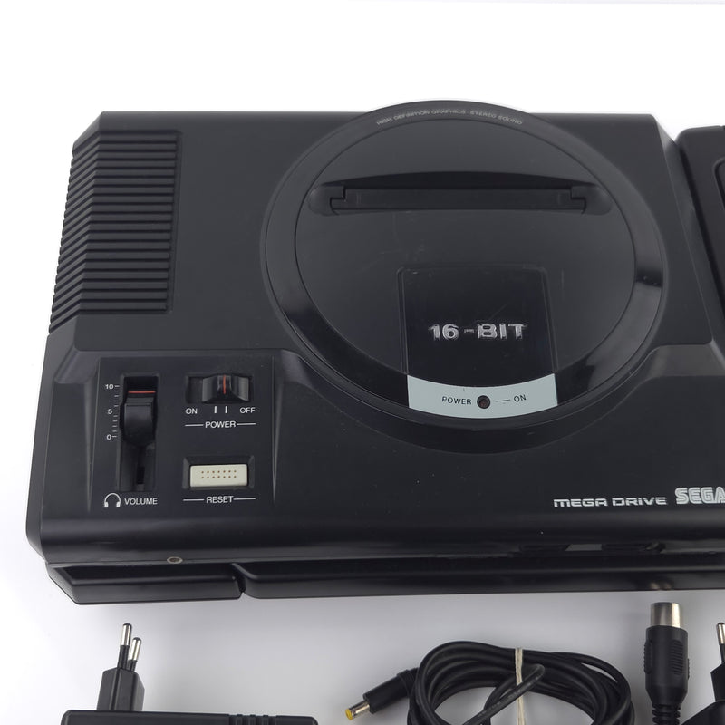 Sega Mega-CD Konsole : Mega Drive I + Mega CD Adapter / PAL Console