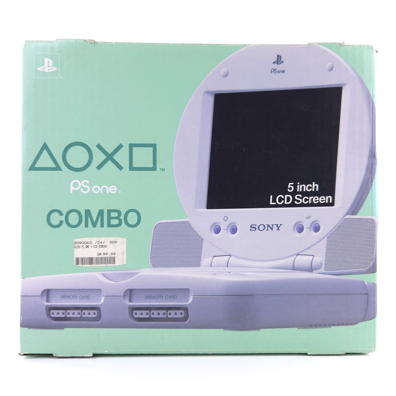 PSone Combo mit 5 inch LCD Screen - Playstation 1 Konsole Sony PS1 OVP * defekt