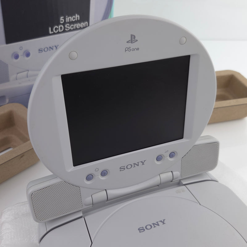 PSone Combo mit 5 inch LCD Screen - Playstation 1 Konsole Sony PS1 OVP * defekt