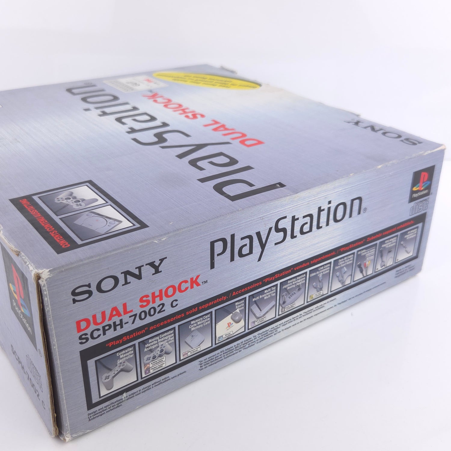Sony Playstation 1 Konsole - Playstation Dual Shock PAL / PS1 Console OVP 2/2