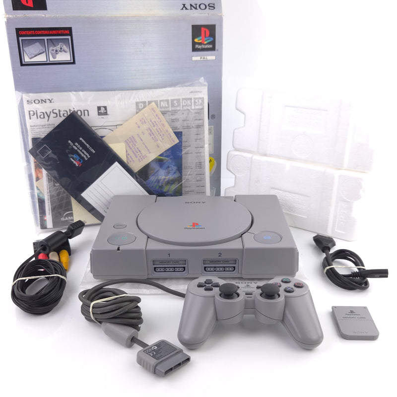 Sony Playstation 1 Konsole - Playstation Dual Shock PAL / PS1 Console OVP 2/2