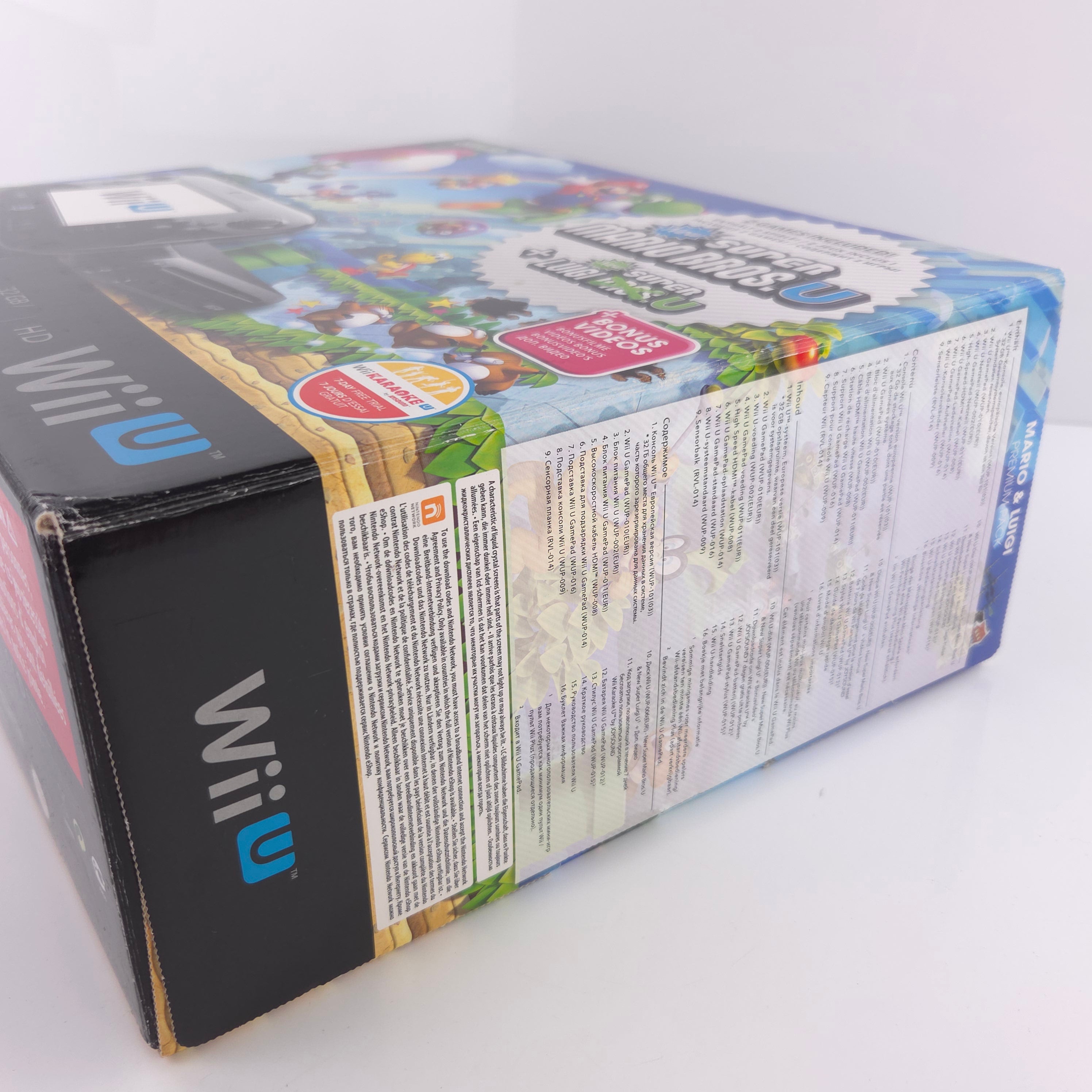 Nintendo Wii U Konsole : Super Mario Bros + Luigi U Bundle SET OVP PAL Console