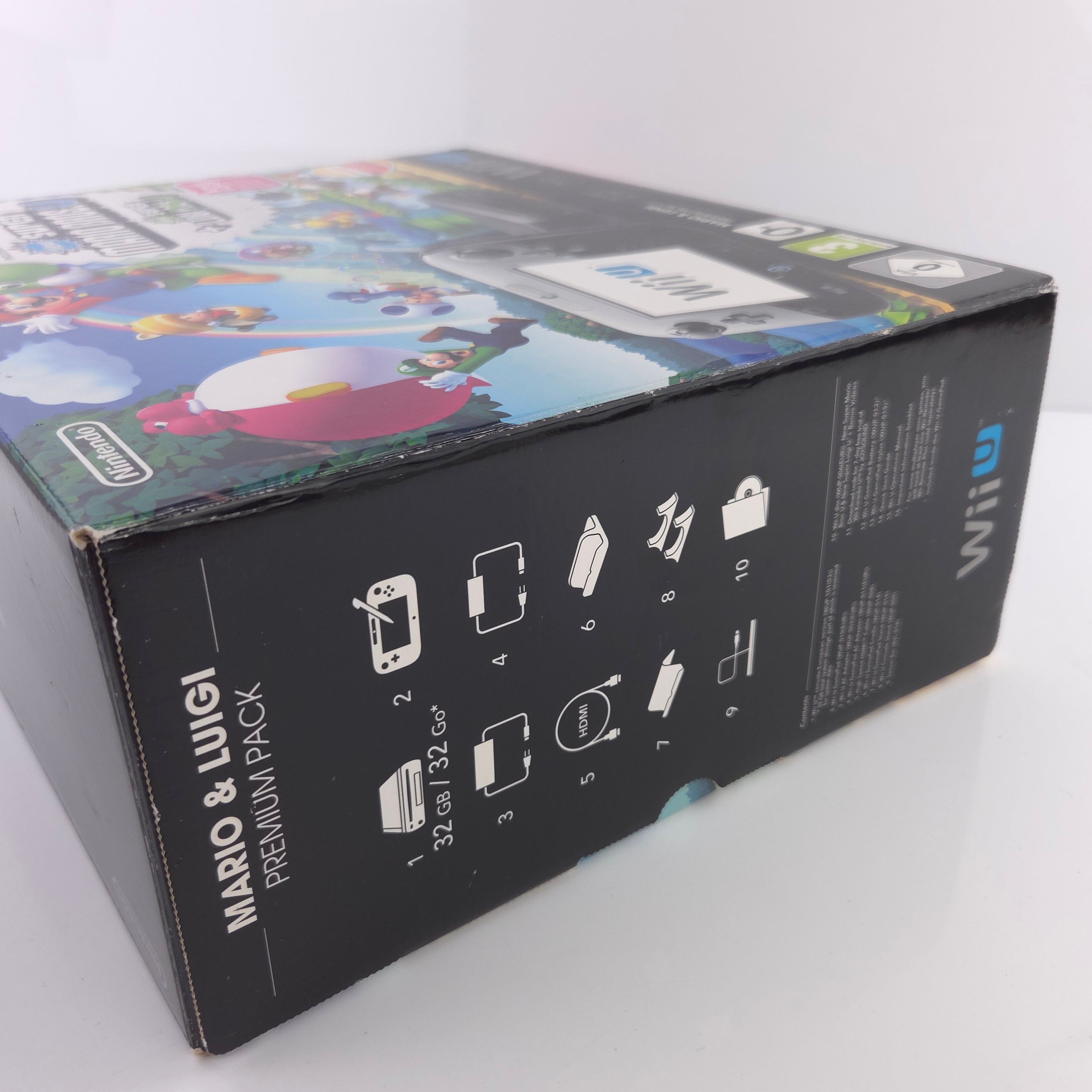 Nintendo Wii U Konsole : Super Mario Bros + Luigi U Bundle SET OVP PAL Console
