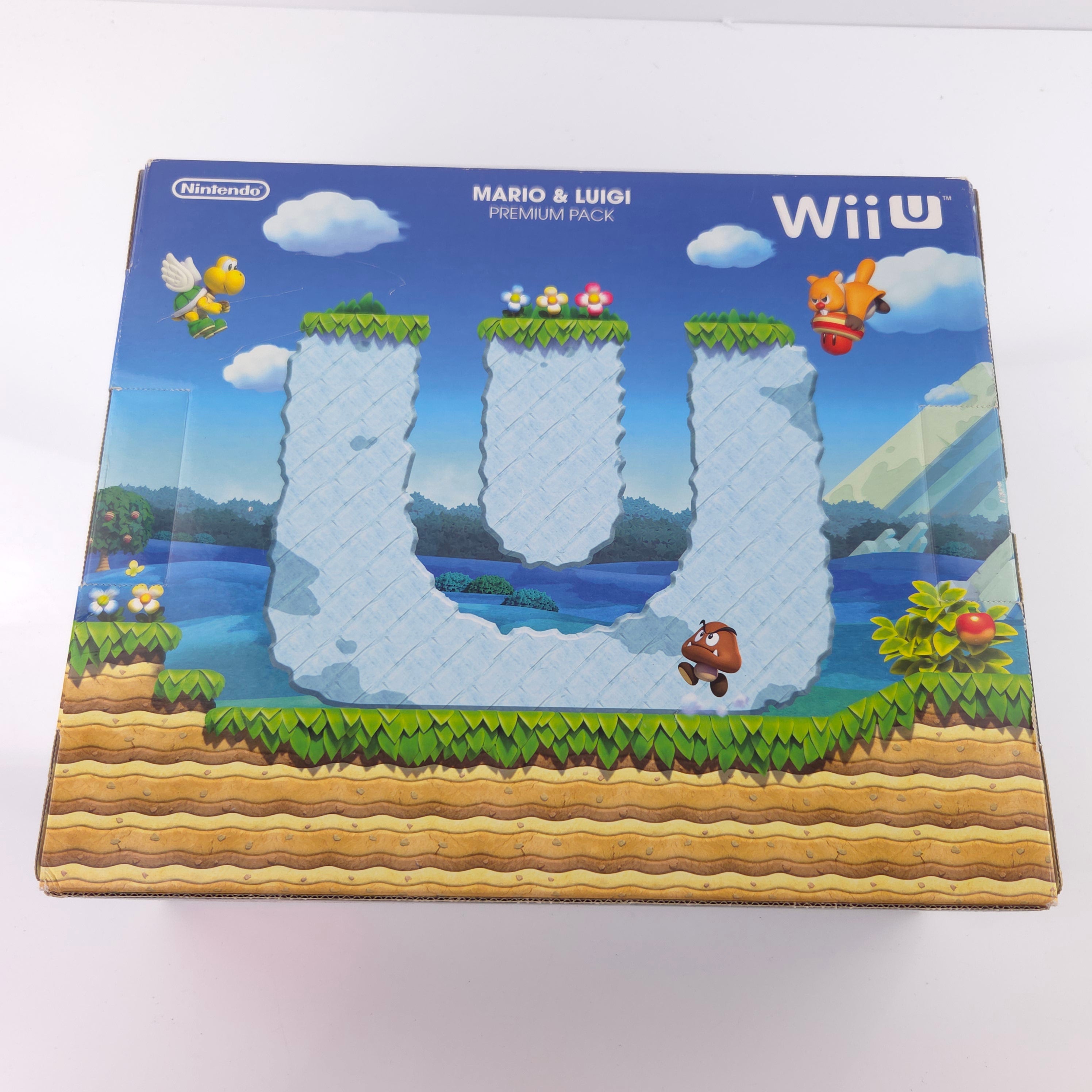 Nintendo Wii U Konsole : Super Mario Bros + Luigi U Bundle SET OVP PAL Console