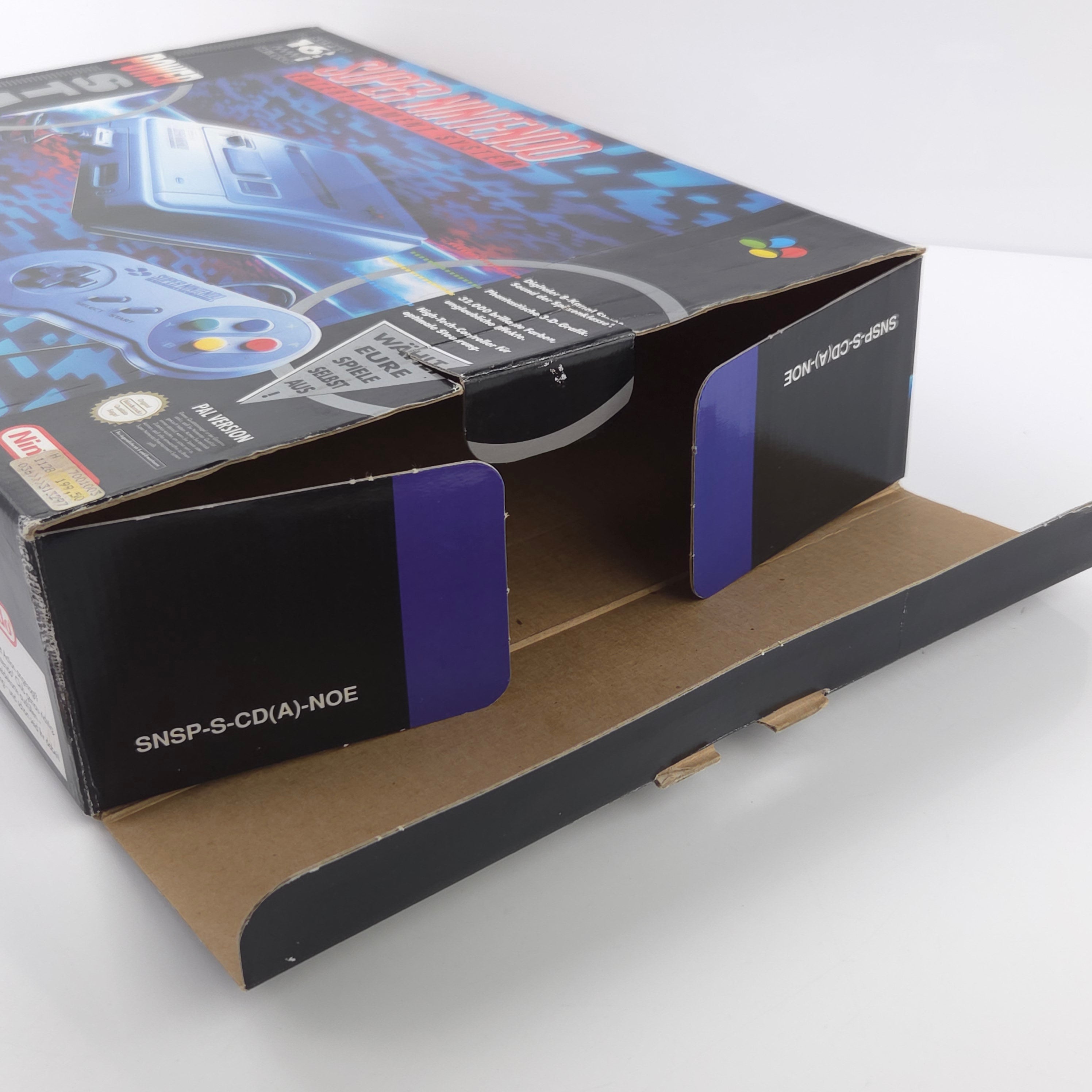 Super Nintendo Konsole : SNES Power Station in OVP / PAL Console