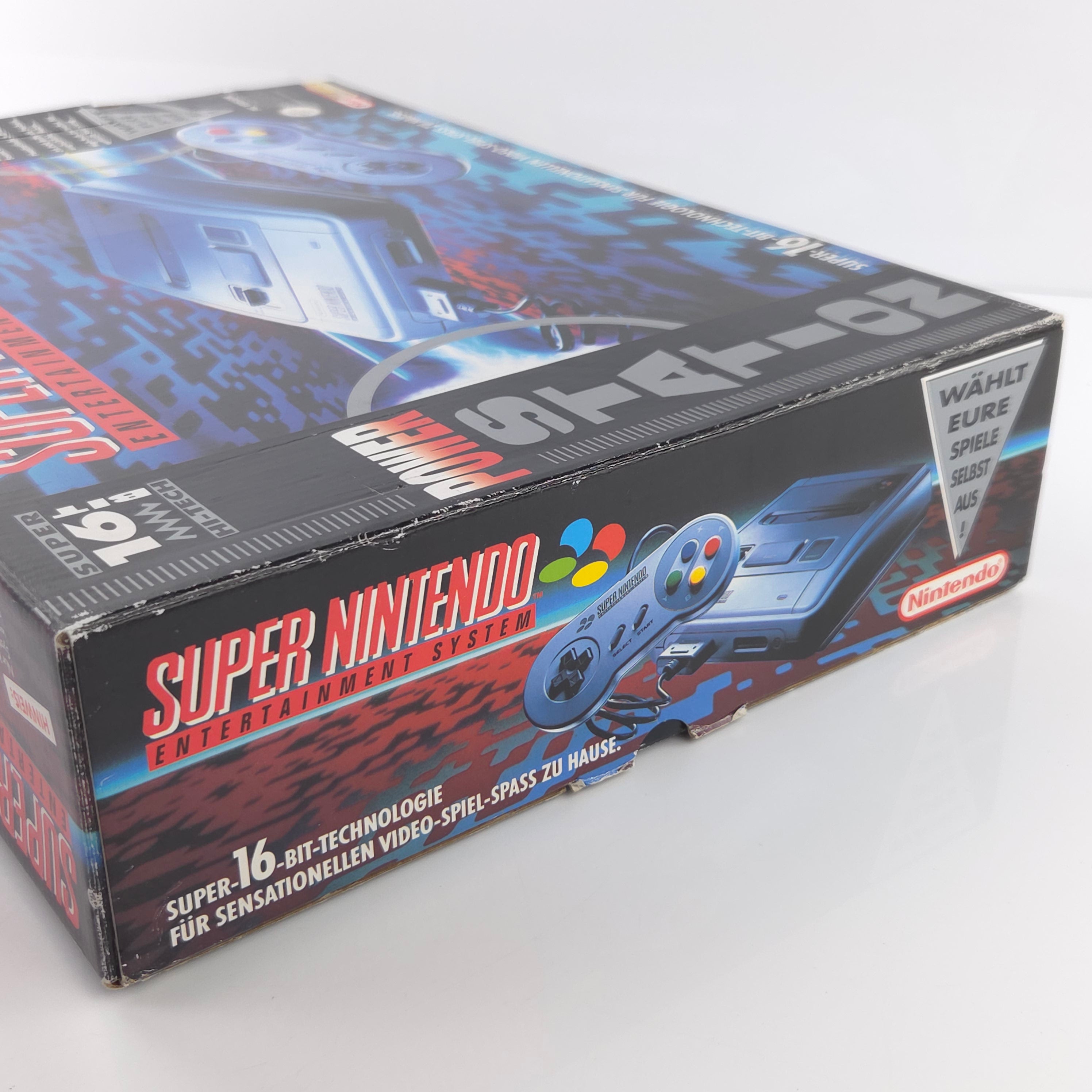Super Nintendo Konsole : SNES Power Station in OVP / PAL Console