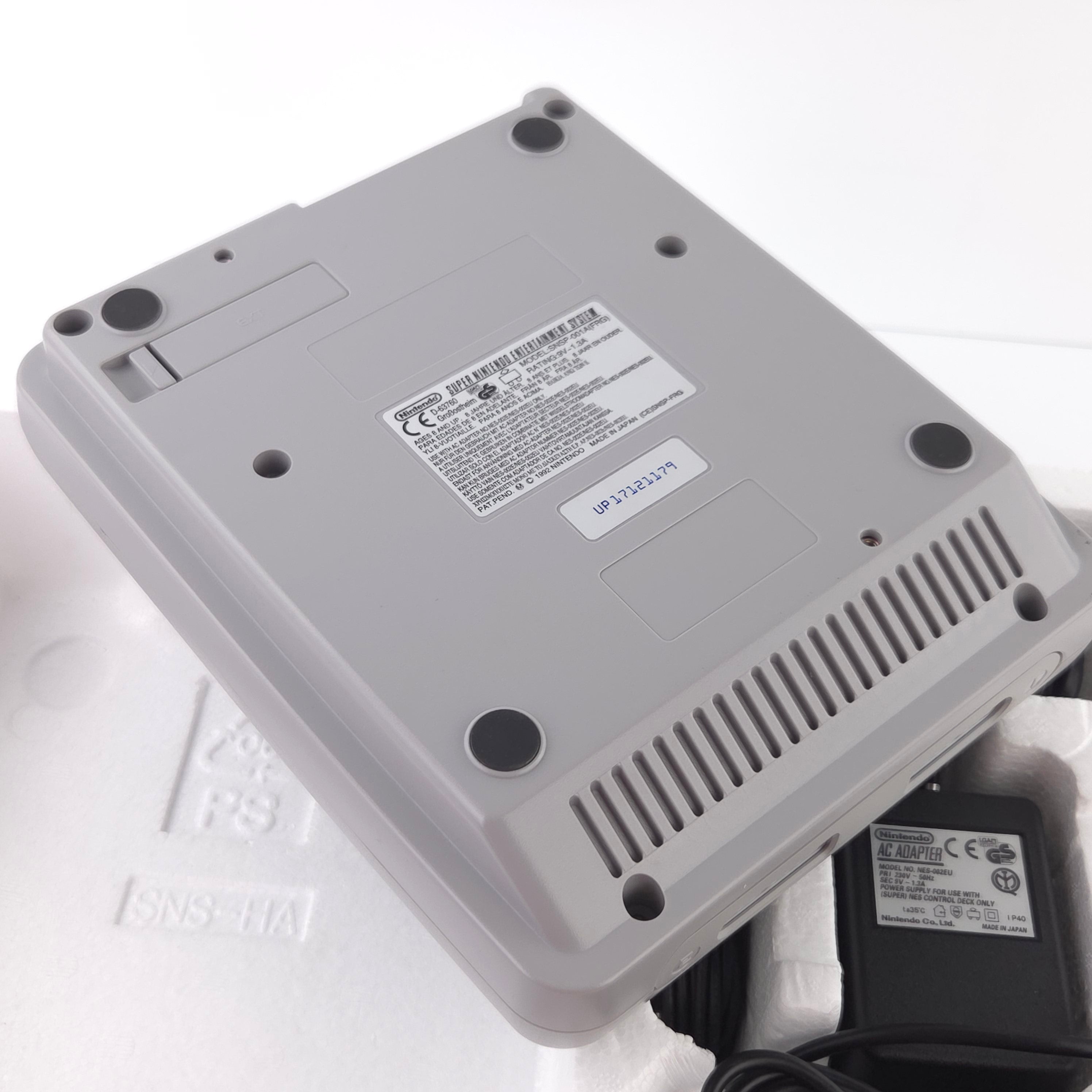 Super Nintendo Konsole : SNES Power Station in OVP / PAL Console
