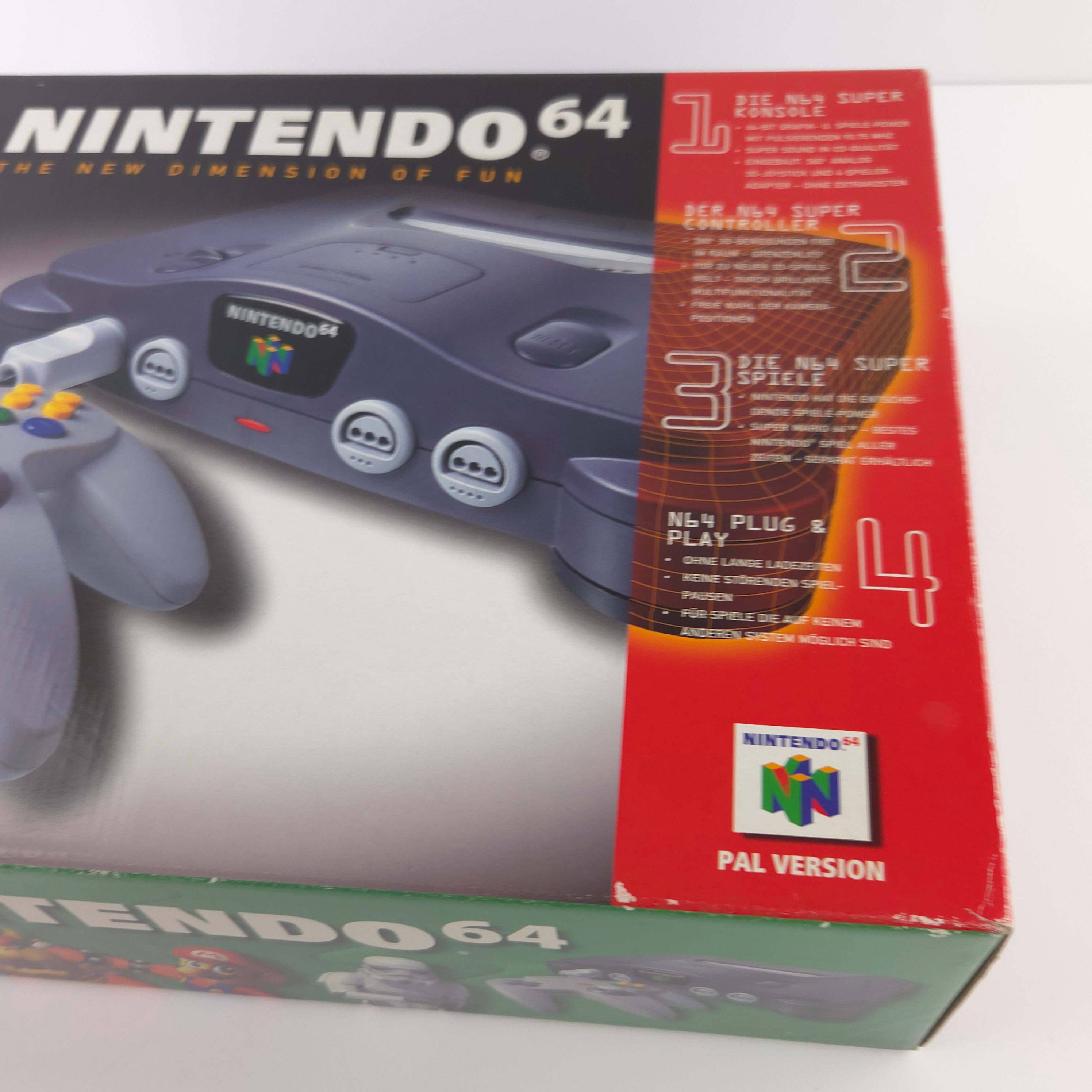 Nintendo 64 Konsole : The New Dimension of Fun / N64 Console PAL  OVP