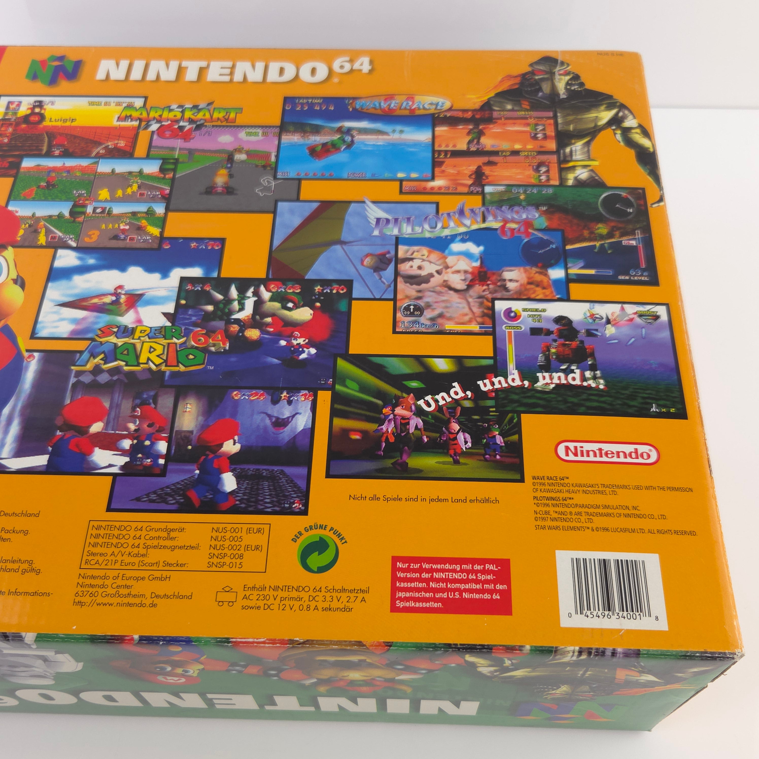 Nintendo 64 Konsole : The New Dimension of Fun / N64 Console PAL  OVP