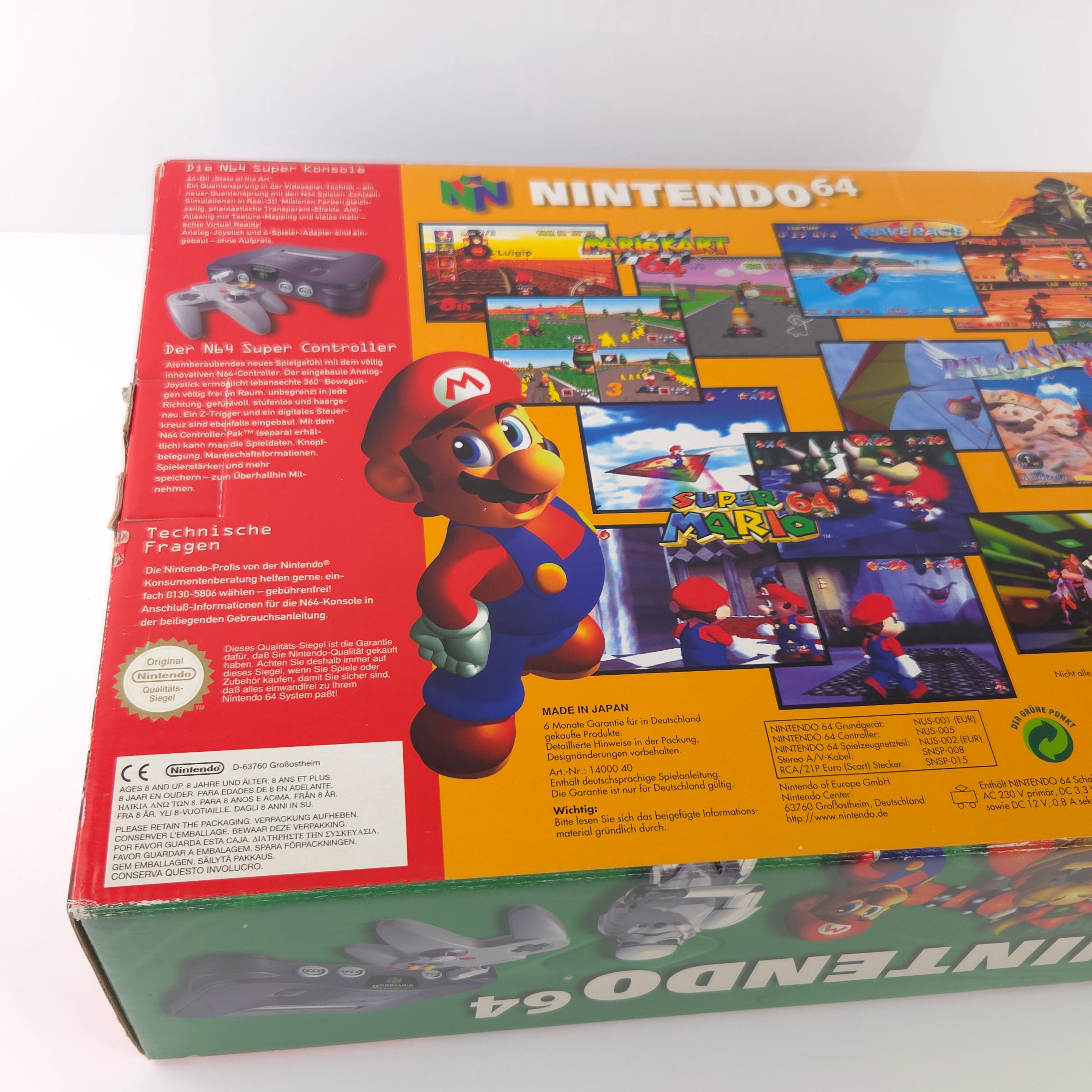 Nintendo 64 Konsole : The New Dimension of Fun / N64 Console PAL  OVP