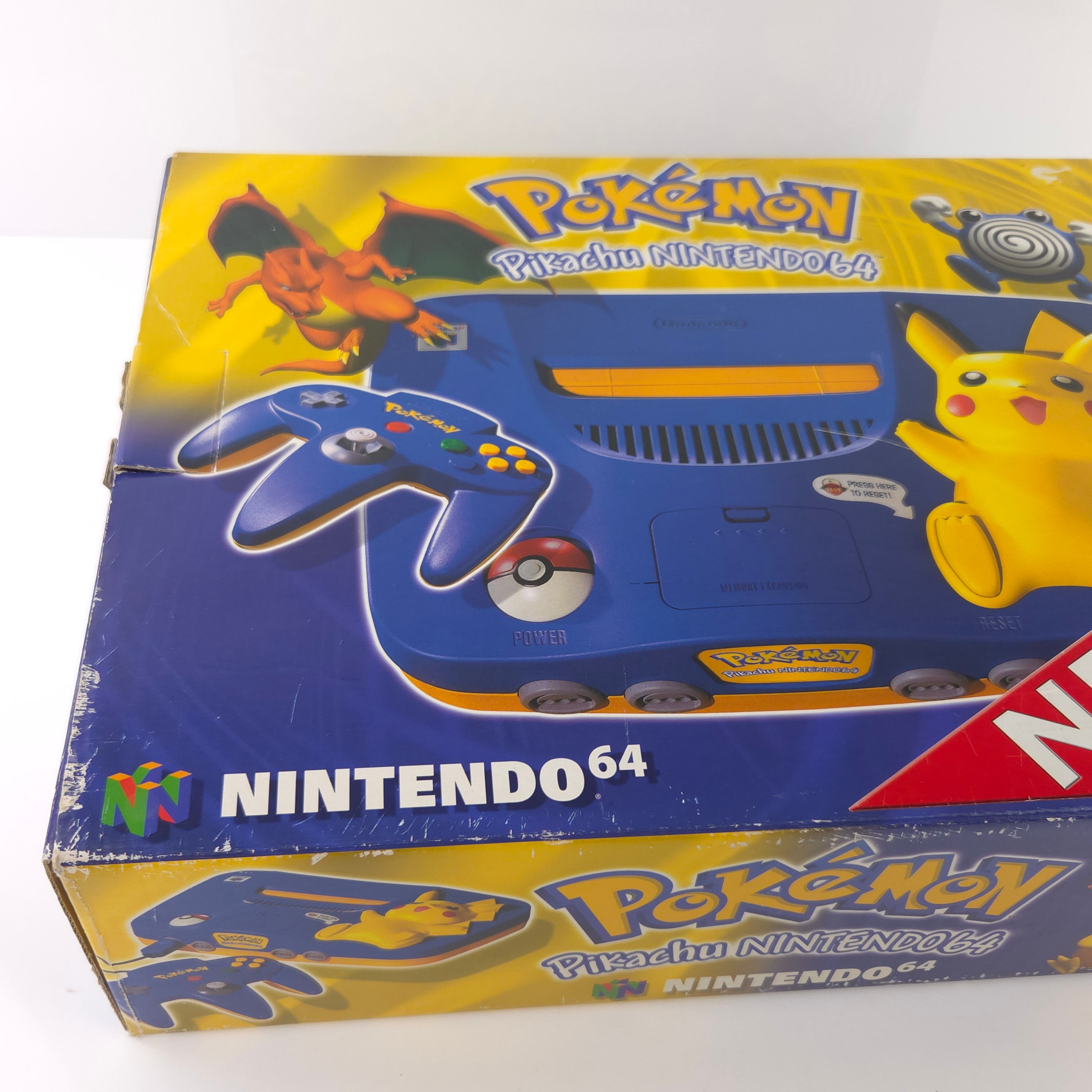 Nintendo 64 Konsole : Pokemon Pikachu Edition - N64 OVP PAL Console