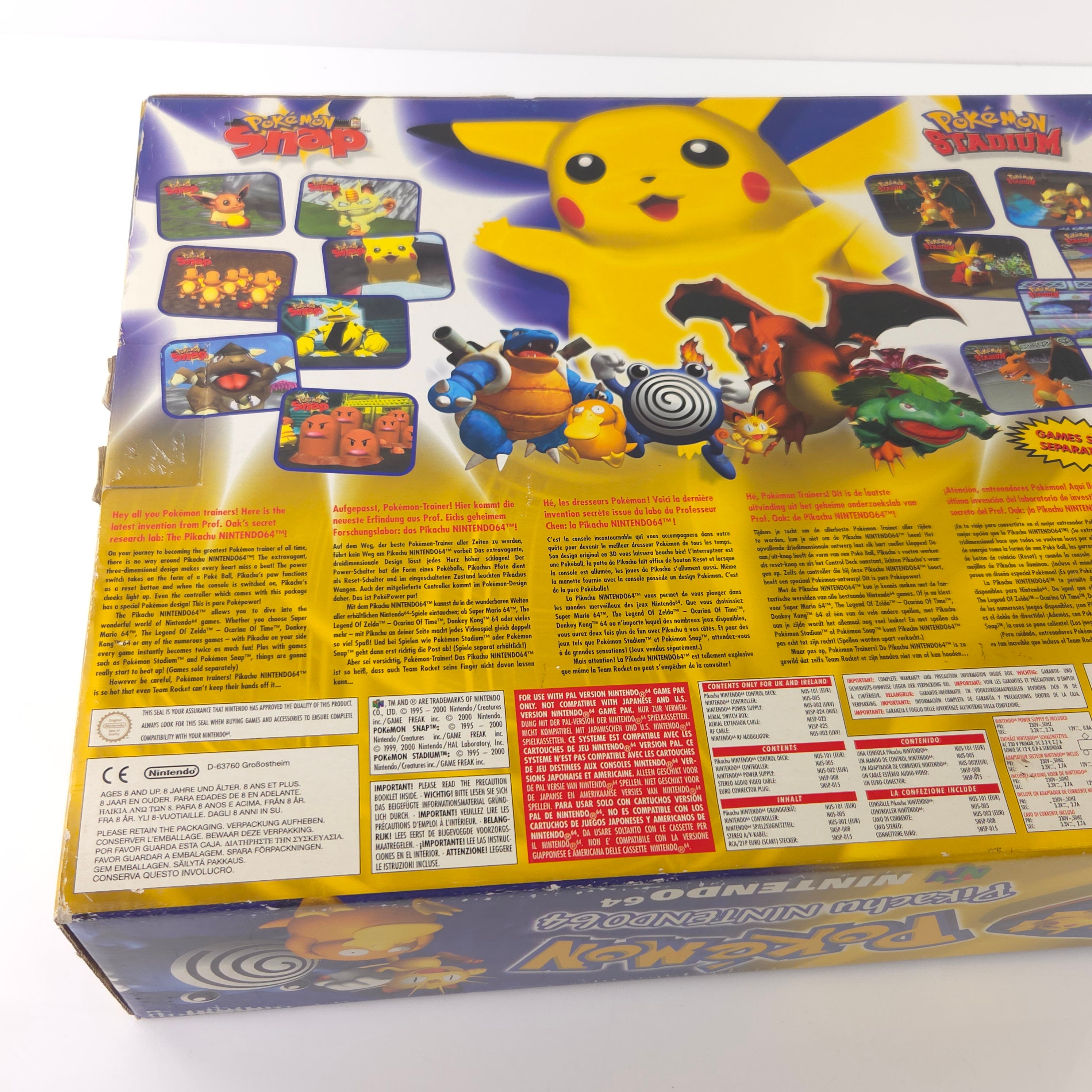 Nintendo 64 Konsole : Pokemon Pikachu Edition - N64 OVP PAL Console