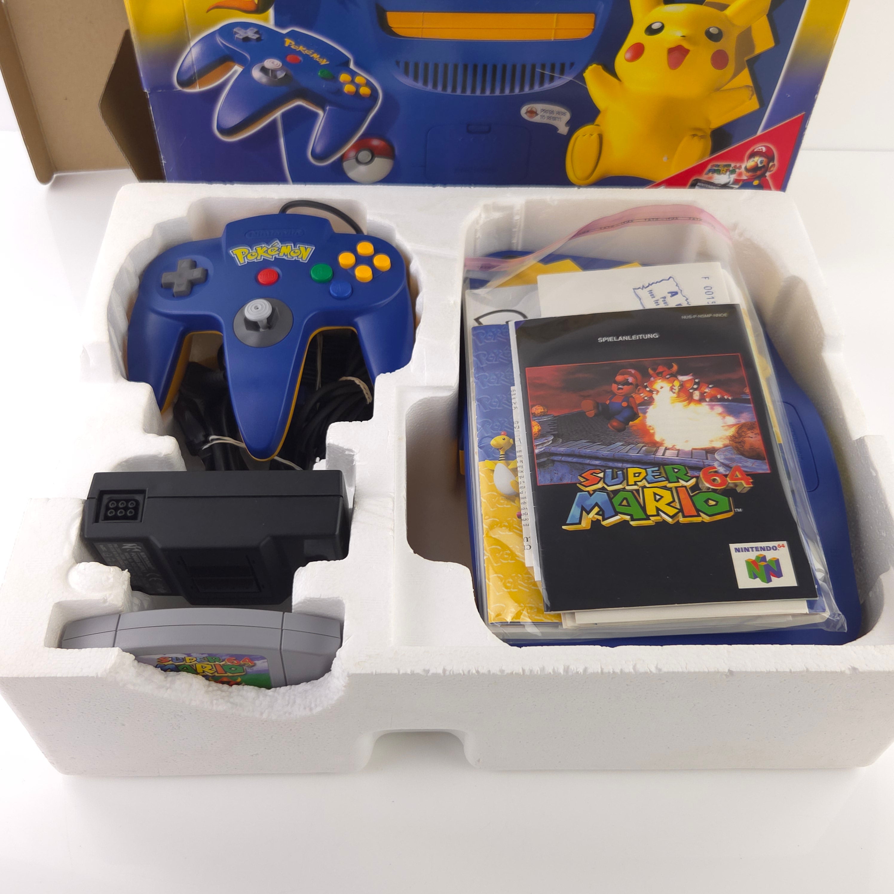 Nintendo 64 Konsole : Pokemon Pikachu Edition - N64 OVP PAL Console