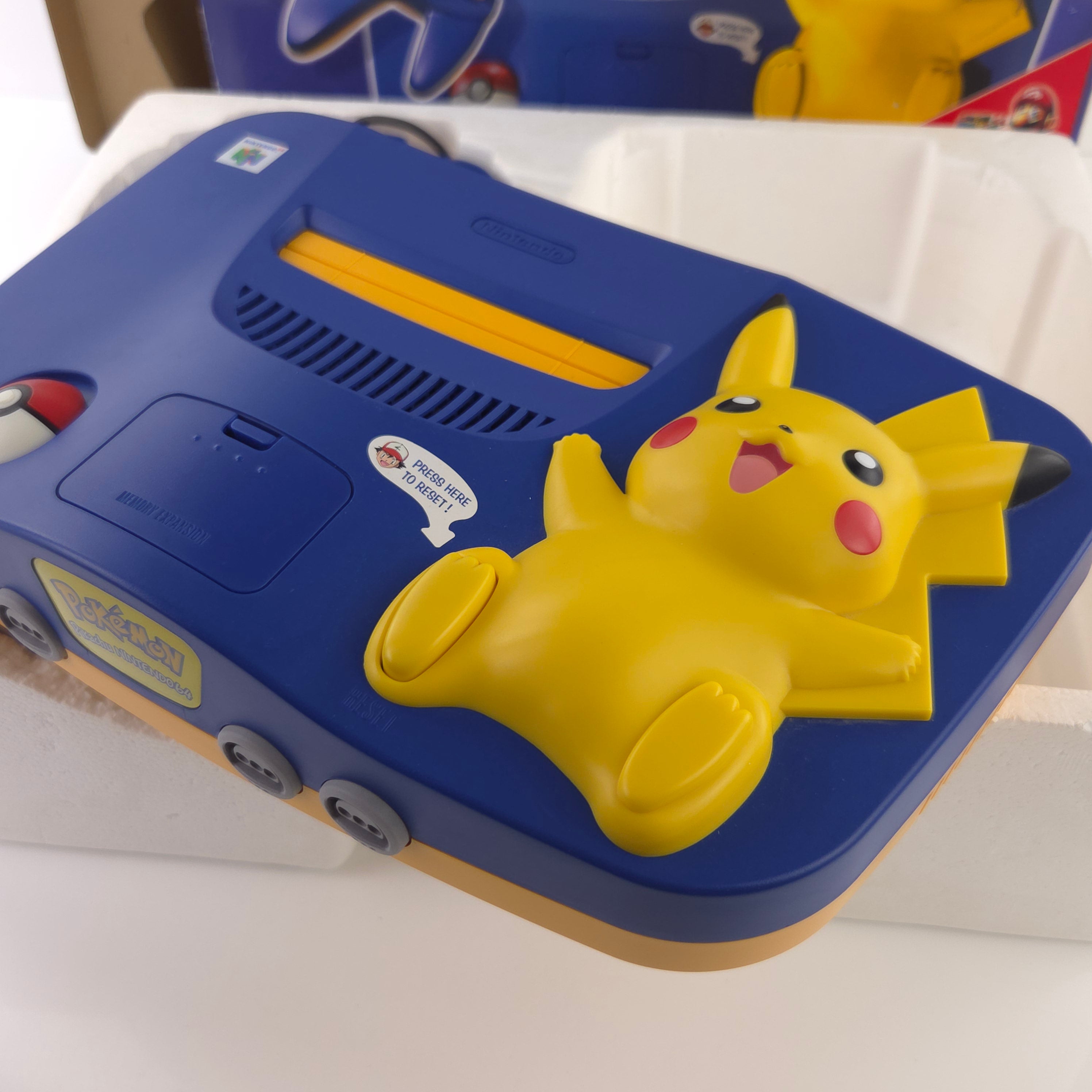 Nintendo 64 Konsole : Pokemon Pikachu Edition - N64 OVP PAL Console