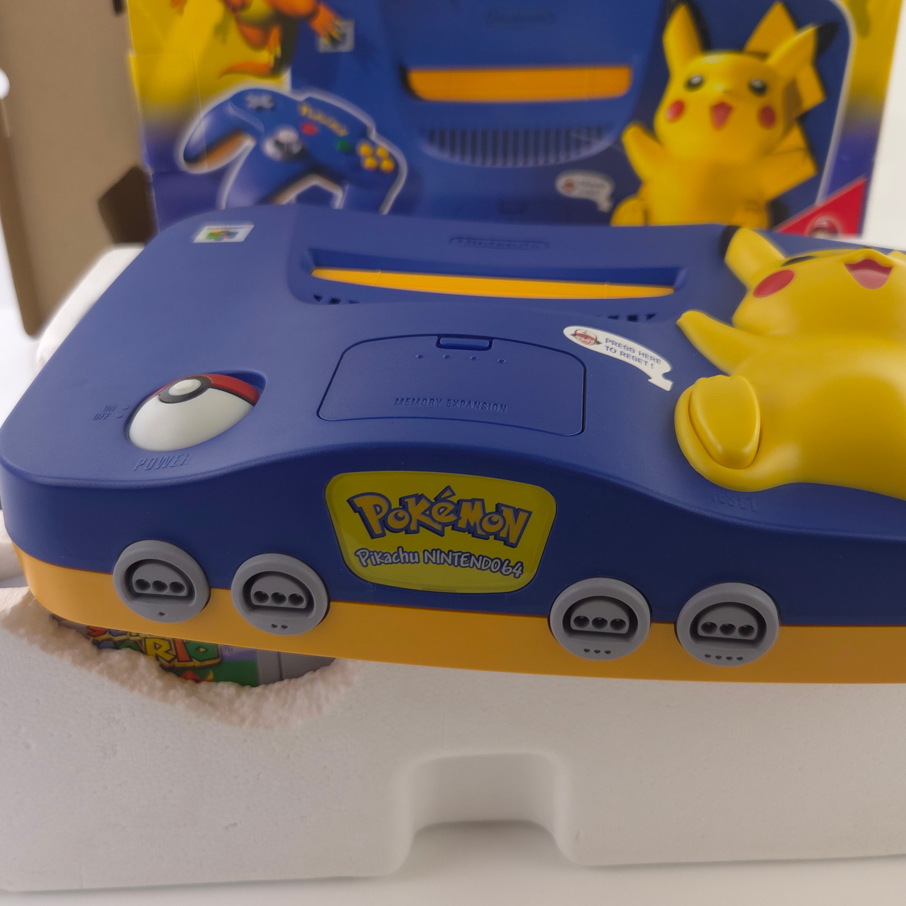 Nintendo 64 Konsole : Pokemon Pikachu Edition - N64 OVP PAL Console