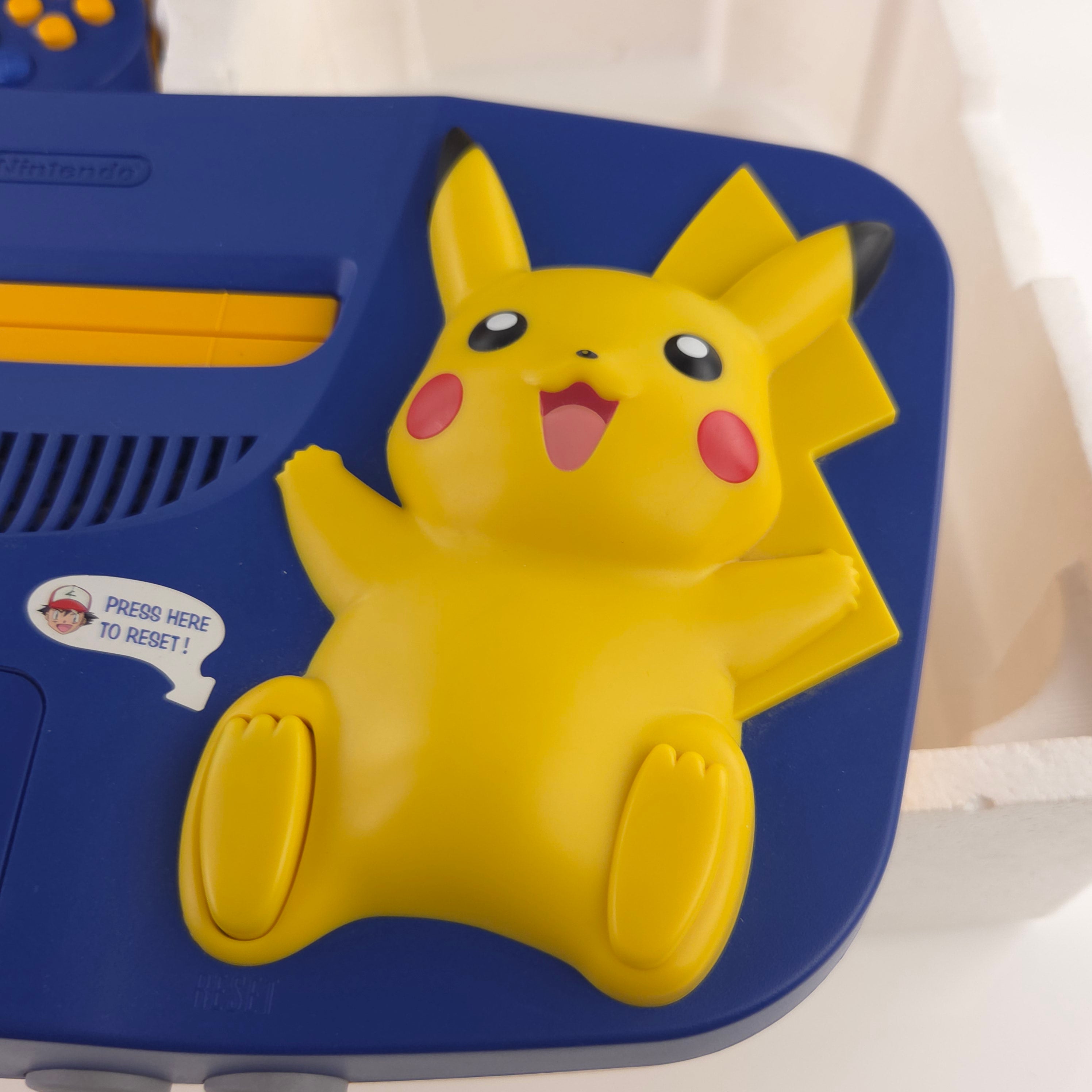 Nintendo 64 Konsole : Pokemon Pikachu Edition - N64 OVP PAL Console